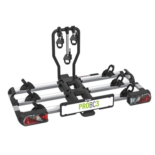 EUFAB ProBC3 Fahrradträger Anhängerkupplung für 3 Fahrräder & E-Bikes
