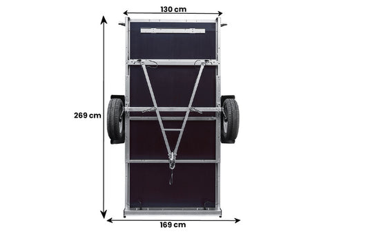 Einachsiger Anhänger Unitrailer GARDEN TRAILER 264 KIPP