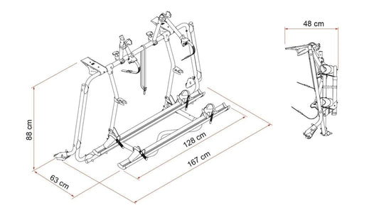 Fiamma Carry-Bike VW T6 Pro Fahrradträger