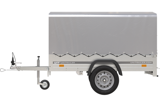 Pkw Anhänger GARDEN TRAILER 201 KIPP mit Stützrad, Hochplane und Hochspriegel