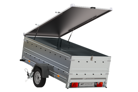 Anhänger GARDEN TRAILER 264 KIPP mit Bordwandaufsatz und Aludeckel