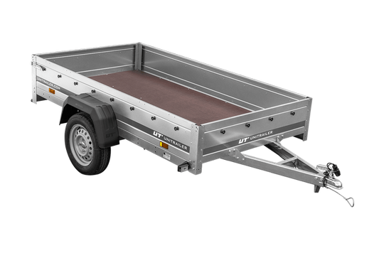 Einachsanhänger Unitrailer Garden Trailer 230 FD 230 x 125 cm mit Starrdeichsel 750 KG