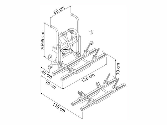 Thule lift V16 manueller Fahrradträger